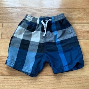 Boy’s Burberry swim trunks